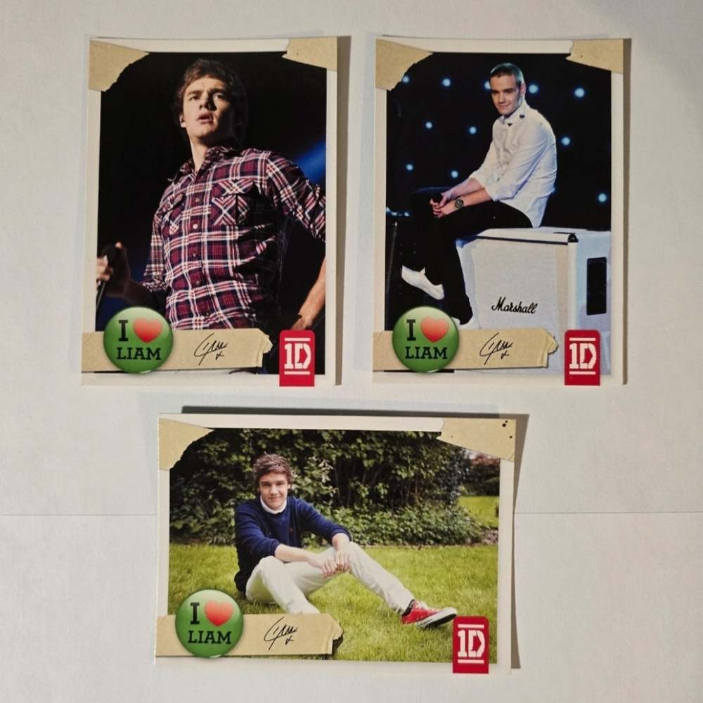 One Direction Liam Payne Trading Card Set